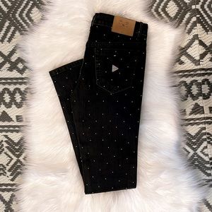 PLAYME All-Stud Jeans in Black